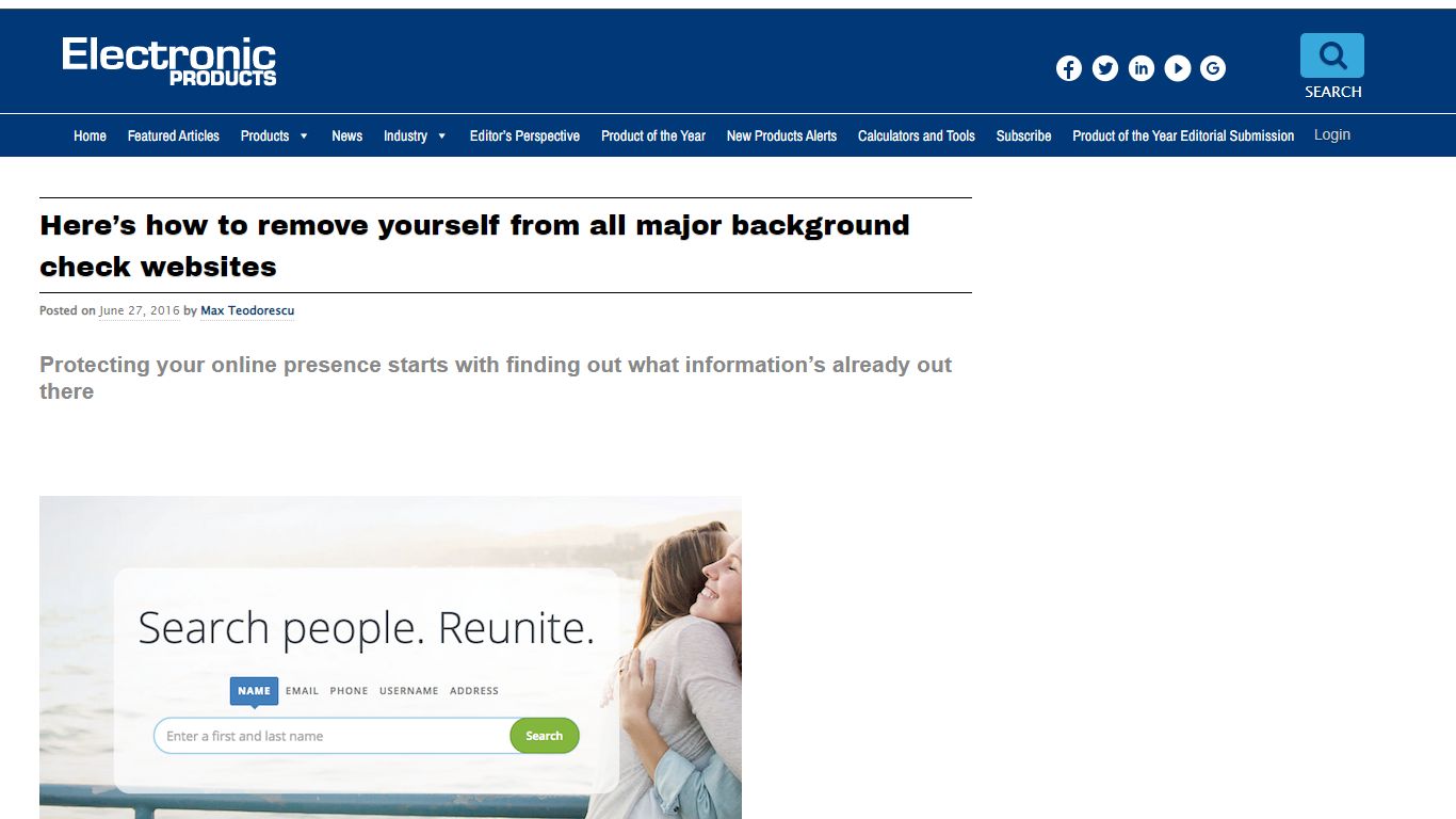 Here’s how to remove yourself from all major background check websites ...